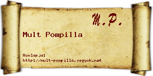 Mult Pompilla névjegykártya